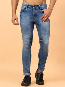 MEGHZ Men Cotton Slim Fit Heavy Fade Jeans