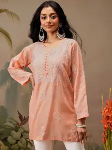 ADA Ethnic Motifs Embroidered Chikankari Kurti
