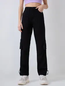 SPYKAR Women Straight Fit High-Rise Clean Look Jeans