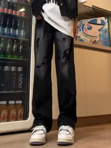 StyleCast Men Original Regular Fit Mildly Distressed Cotton Jeans