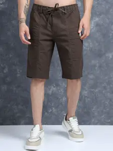 The Roadster Lifestyle Co. Men Relaxed-Fit Mid Rise Skater Cargo Shorts
