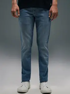 Flying Machine Men Super Skinny Fit Low-Rise Light Fade Stretchable Jeans