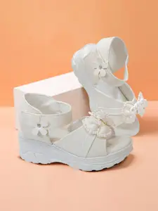 GNX Girls Open Toe Flats