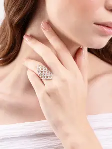 DressBerry Stone Studed Finger Ring