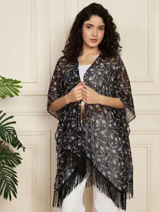 Fbella Floral Printed Shrug