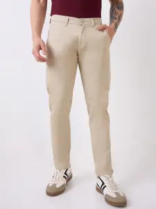 SPYKAR Men Slim Fit Cotton Regular Trousers