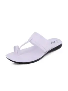FLITE Men Colourblocked One Toe Flip Flops