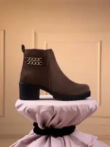 ID Women Leather Ankle Boots