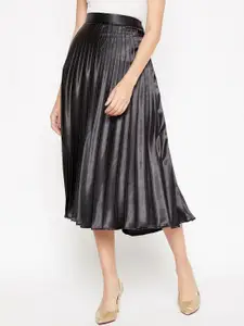 OTABU A-Line Pleated Midi Skirts