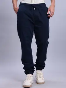 Tommy Hilfiger Men Pure Cotton Slim-Fit Mid Rise Joggers