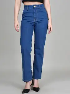 ADBUCKS Women Comfort Straight Fit High-Rise Stretchable Jeans