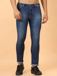 R.Code by The Roadster Life Co. Men Cotton Slim Fit Light Fade Jeans