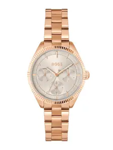 BOSS Women Dial & Stainless Steel Bracelet Style Straps Analogue Watch 1502802