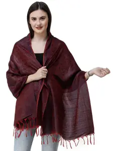 Exotic India Women Banarasi Scarf with Tanchoi weave