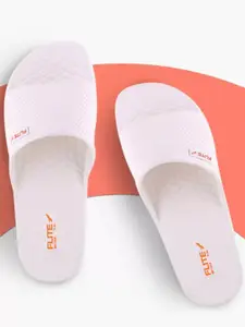 FLITE Men Embellished Open Toe Flip Flops