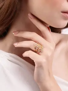DressBerry Stone Studed Finger Ring