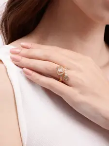 DressBerry Stone Studed Finger Ring