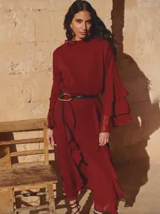 Trendyol Women Flared Maxi Skirt