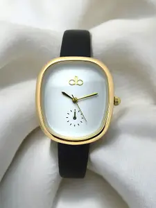 DressBerry Women Brass Dial & Stainless Steel Straps Analogue Watch MP-DBI-010A-GP