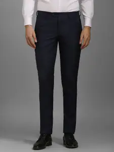 Louis Philippe Men Striped Slim Fit Trousers