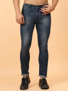 R.Code by The Roadster Life Co. Men Micheal Slim Fit Light Fade Stretchable Jeans