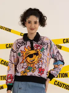 BAESD Women Printed Sweatshirt