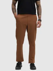Snitch Men Classic Textured Regular Fit Trouser