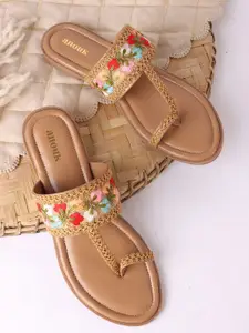 Anouk Women Embellished One Toe Flats