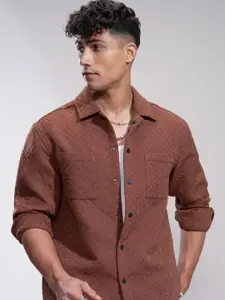 HIGHLANDER Men Comfort Opaque Casual Shirt