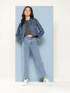 CORSICA Women Low Distress Heavy Fade Jeans