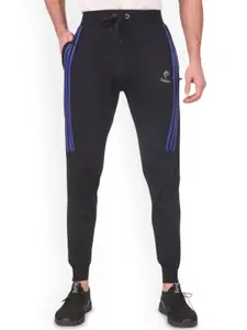 FABSTIEVE Men Striped Regular Fit Mid Rise Joggers
