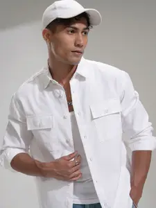 HIGHLANDER Men Comfort Opaque Casual Shirt