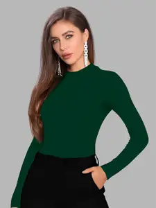 Dream Beauty Fashion Solid Round Neck Top