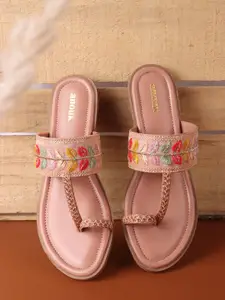 Anouk Women Embroidered One Toe Flats