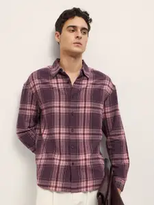 THE BEAR HOUSE Men Opaque Checked Casual Shirt