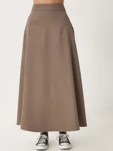 Happiness istanbul Women A-Line Flared Maxi Skirt