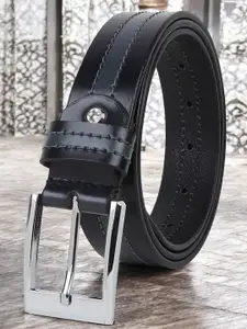 LOOPA Men Textured Leather Formal Belt
