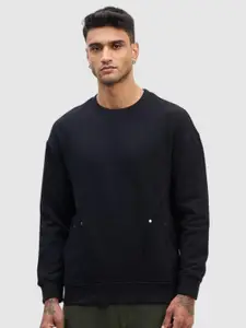 Snitch Men Round Neck Pullover Sweaters