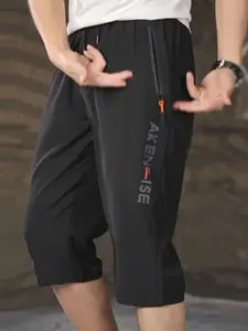 StyleCast Men Typography Printed Shorts