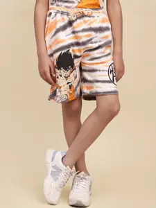 Kids Ville Boys Dragon Ball Z Anime Printed Shorts