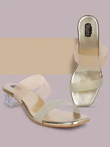 TAYDOL Women Open Toe Block Heels