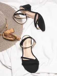 JM Looks  Women fashion Comfortable Sole Block Heel Sandals