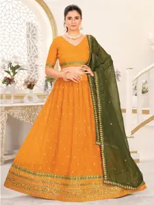 Jogmaya Fashion Embroidered Ready to Wear Lehenga & Unstitched Blouse With Dupatta