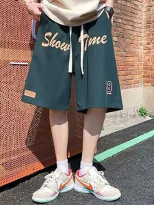 StyleCast Men Typography Printed Shorts