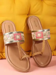 Anouk Women Ethnic - Embellished One Toe Flats