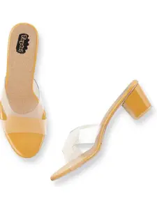 TAYDOL Women Open Toe Sandal Heels