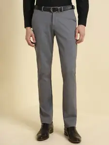 Allen Solly Men Textured Slim Fit Trousers