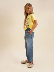 Vero Moda Girls Relaxed Fit Light Fade Jeans