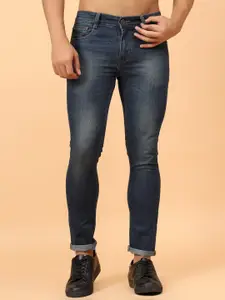 MEGHZ Men Micheal Slim Fit Light Fade Stretchable Jeans