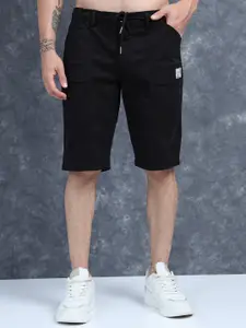 The Roadster Lifestyle Co Men Mid-Rise Relaxed-Fit Cargo Shorts